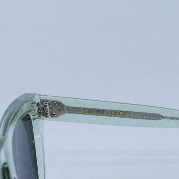?️ New Celine CL40256I 93A Sunglasses - Light Green Transparent Frame main image 8